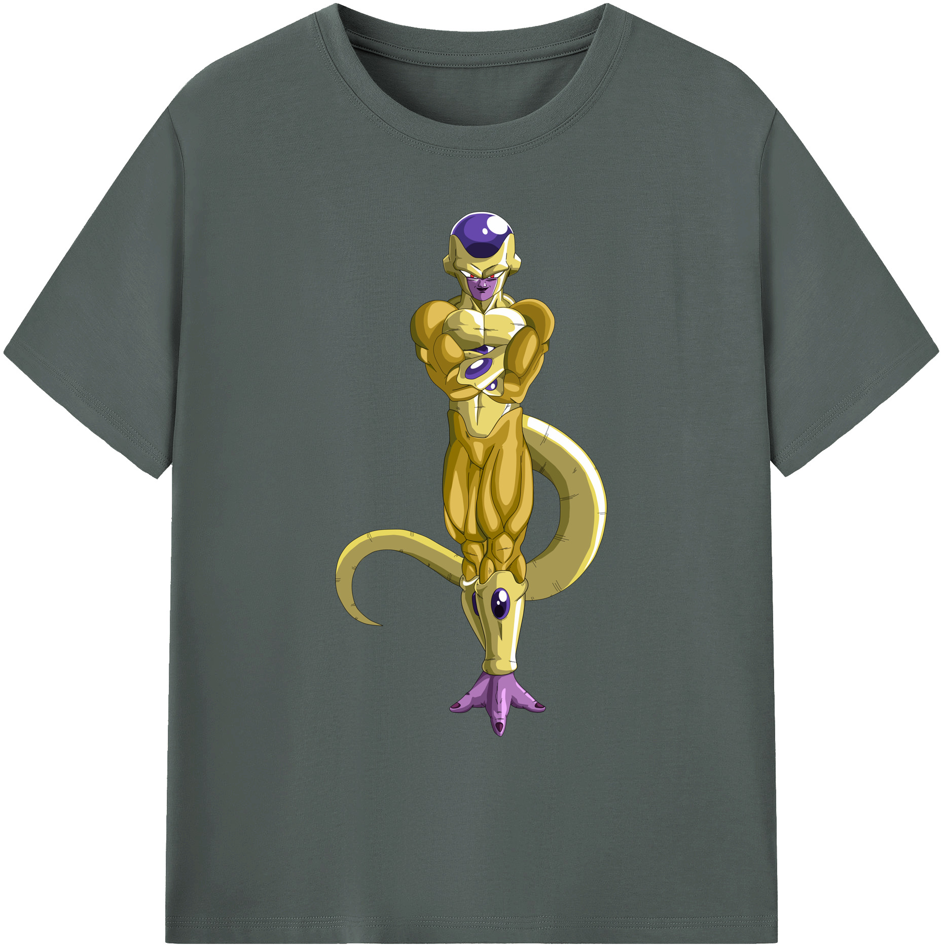 （画像用） ドラゴンボール フリーザ DRAGON BALL Frieza 綿100％ メンズ半袖Tシャツ｜肌触りやわらか＆通気性
